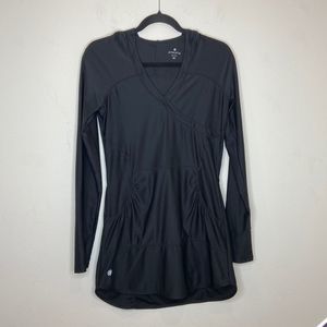 Athleta Women’s Hooded Long Cut Tunic Pullover Athletic Top, Size-XS
